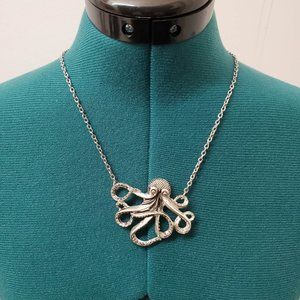 3/$15 Silver Octopus Necklace